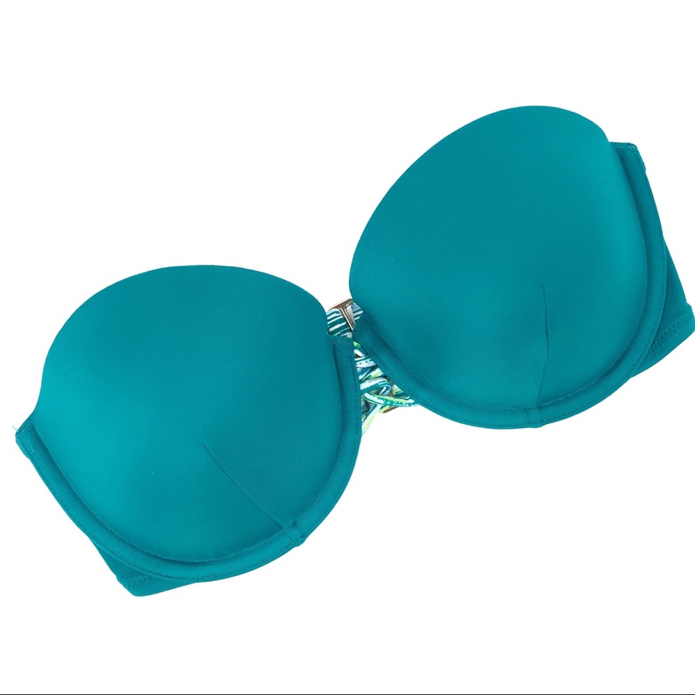 Victoria's Secret The Beach Bandeau Teal 34C